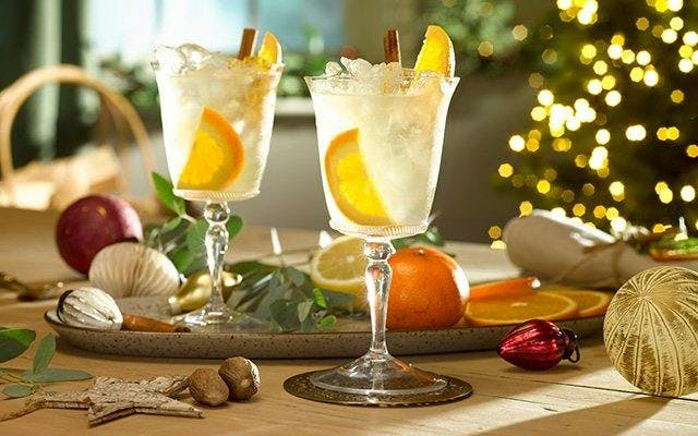 Gin and orange cocktail 