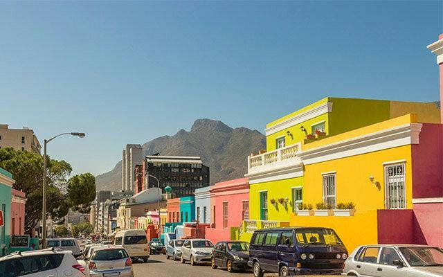 The colour facades of Bo-Kaap inspired Orient Gin