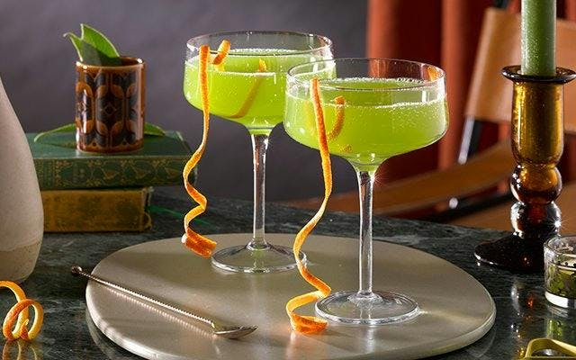 Green cocktails 