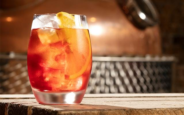 A classic Negroni cocktail - get the recipe &gt;&gt;