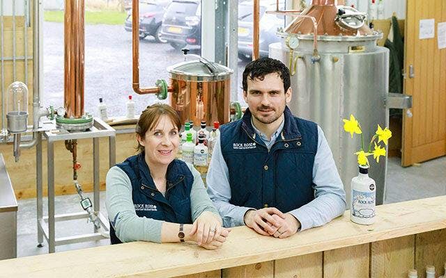 Claire and Martin Murray in their distillery
