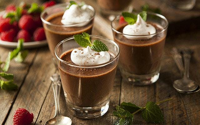 Gin, Chocolate and Coffee Mousse