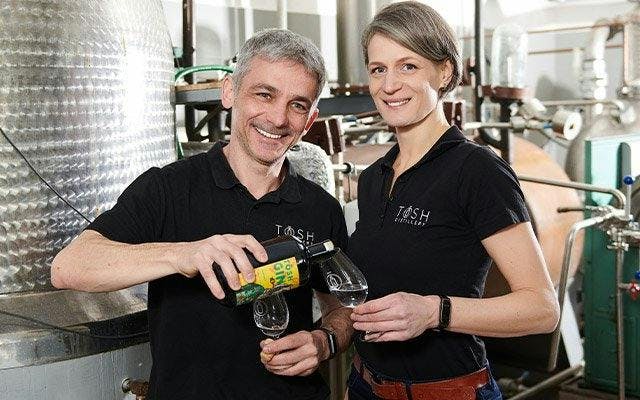 TŌSH Distillery co-founders, Jiri Omelka and Barbara Omelkova