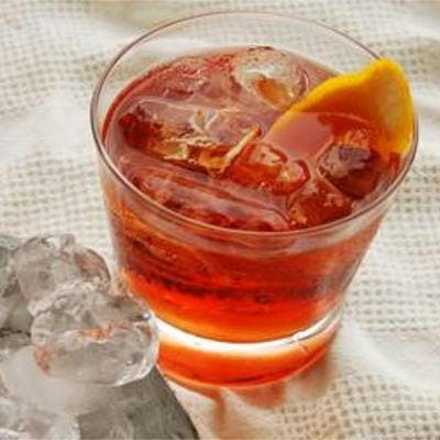 cherry negroni gin cocktail