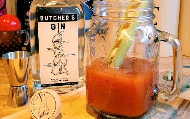 Butcher's red snapper gin