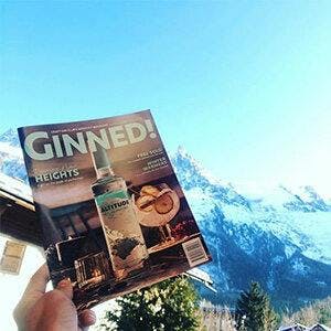 Where better to settle down with our glossy mag and an Altitude Gin to drink than overlooking the Alps?