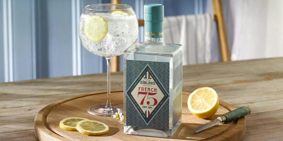 Meet Sibling French 75 Dry Gin: A brand-new lemon-forward gin made exclusively for Craft Gin Clubbers! 