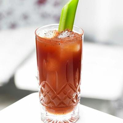 red snapper gin bloody mary cocktail