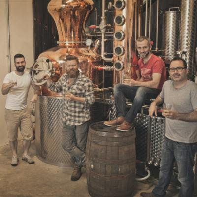 Glendalough distillery gin team
