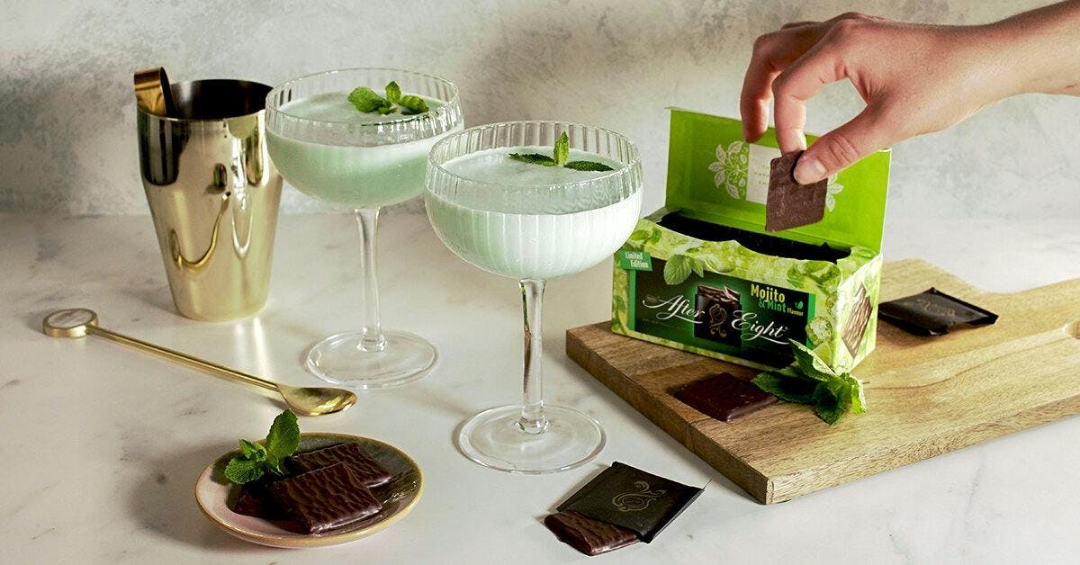 This delicious creamy mint and gin cocktail is our new favourite sip!