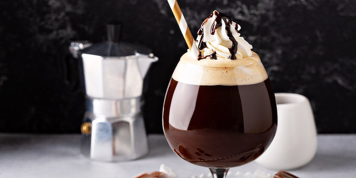 This Chocolate, Amaretto & Gin Irish Coffee recipe is on a whole new level of deliciousness!