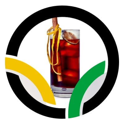 Siderit gin cola cocktail