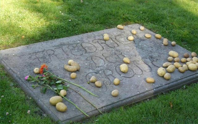 frederick the great potato grave