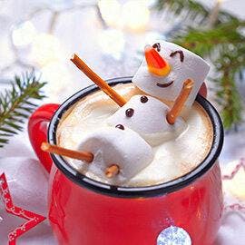 Make your own Frosty the Snowman garnishes and amaze all your gin pals!
