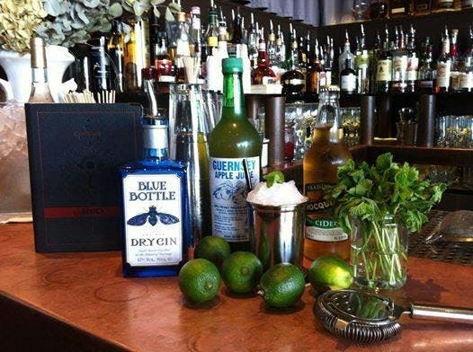 Cocktail of the Week: The Guernsey Mojito with Blue Bottle Gin and Rocquette Cider