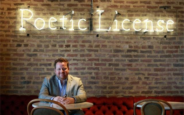 Poetic license gin founder Mark Hird