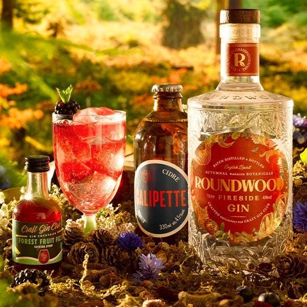 Craft Gin Club's September 2023 Cocktail of the Month, Forest Fruit Fizz