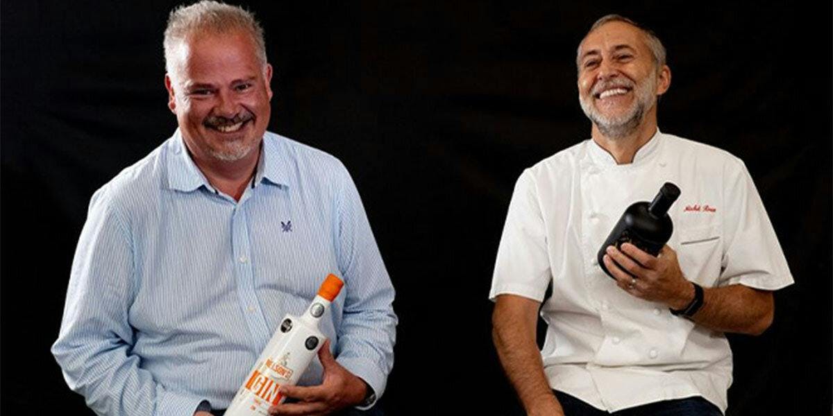 Chef Michel Roux Jr has created his own ultra-premium gin with Nelson's Distillery & School!