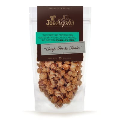 joe and sephs cocktail gin and tonic popcorn