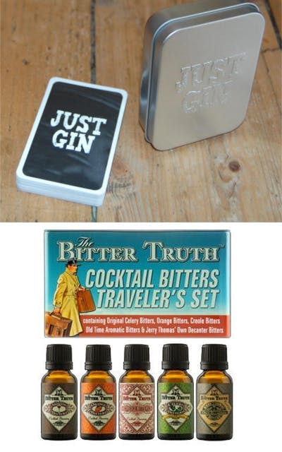Bitters set Bitter truth and just gin playing cards