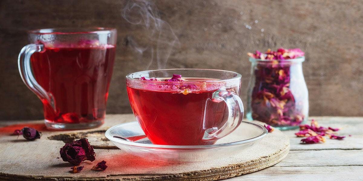This pink gin and apple hot toddy, infused with Frangelico, is the perfect winter warmer
