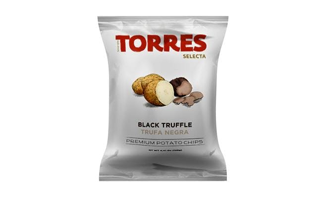 black truffle premium potato chips crisps torres