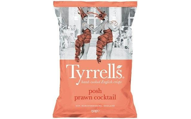 Tyrrells Posh Prawn Cocktail Crisps