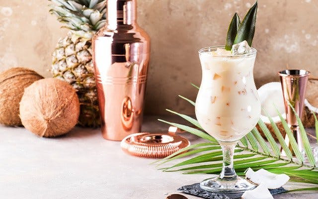 Pina Colada Coconut Rum Cocktail Recipe