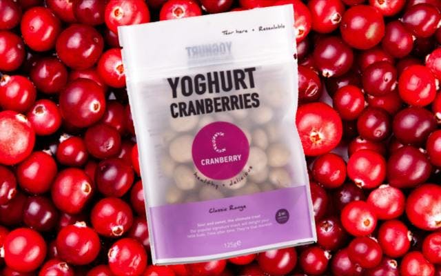 Yoghurt cranberries snack