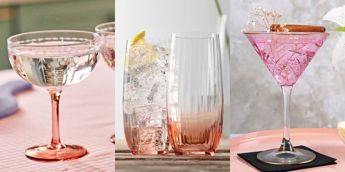 11 of the prettiest pink gin cocktail glasses for the perfect night in!