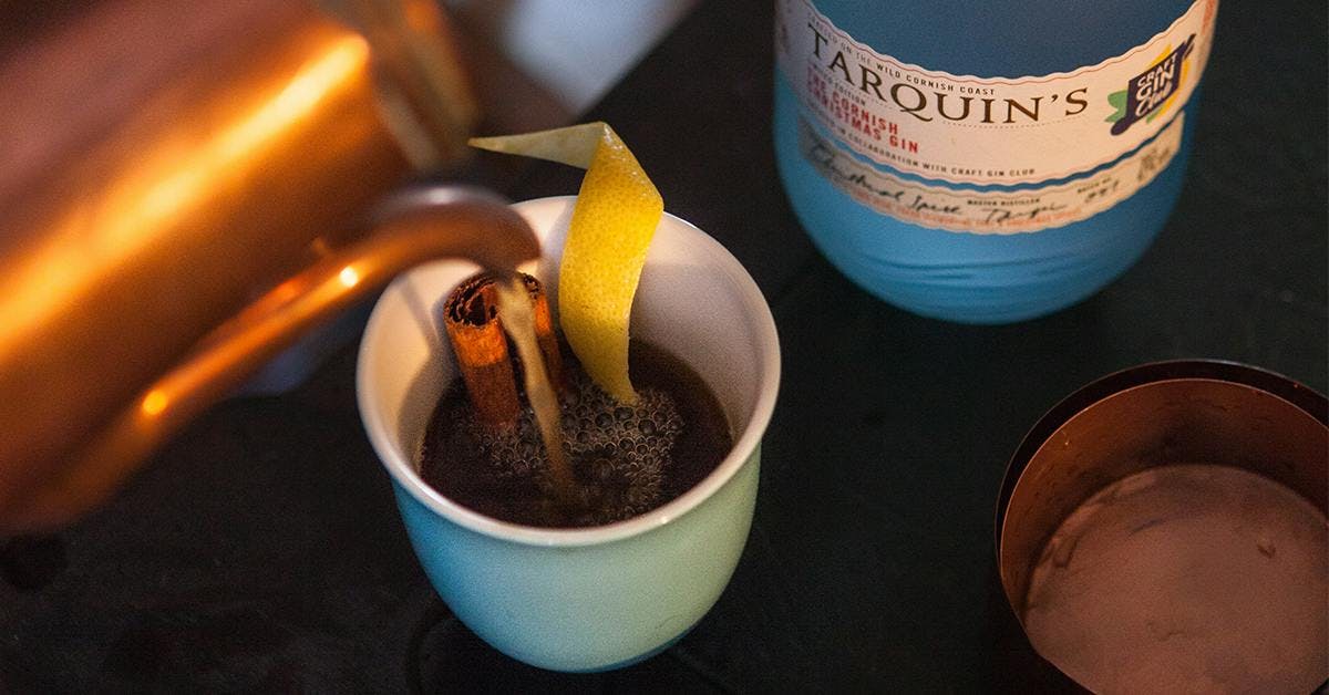 Get cosy with a warm chai tea gin cocktail!