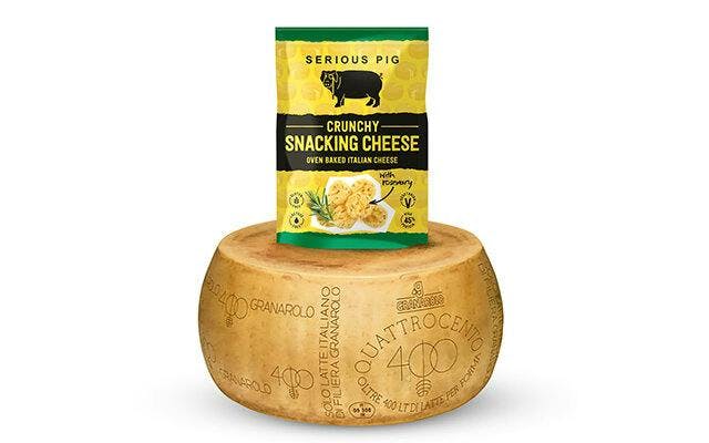 Serious Pig Crunchy Snacking Cheese With Rosemary