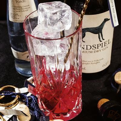 windspiel gin betterave rouge tonic spirit cocktail