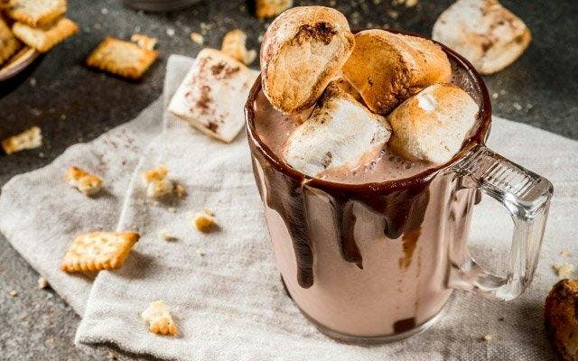 Boozy hot chocolate recipe