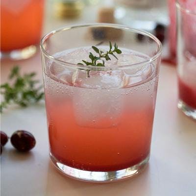 gin cranberry thyme gin and tonic