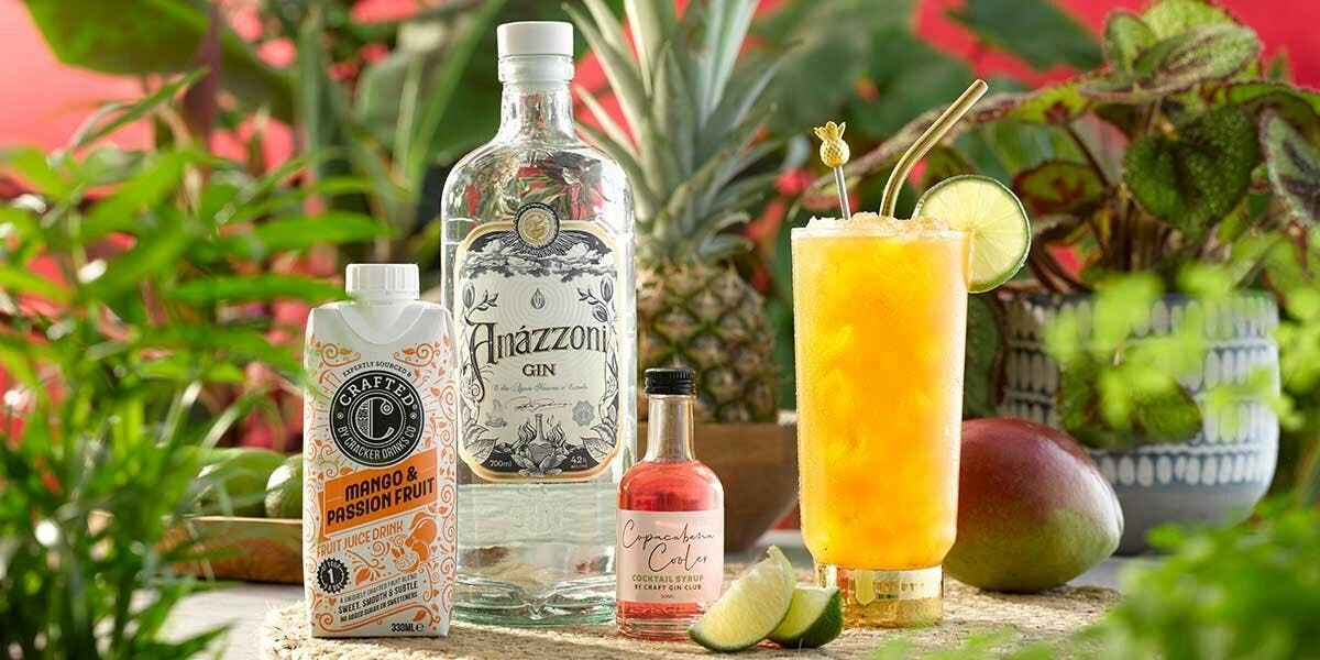 Craft Gin Club's Copacabana Cooler is a bright, tropical delight!