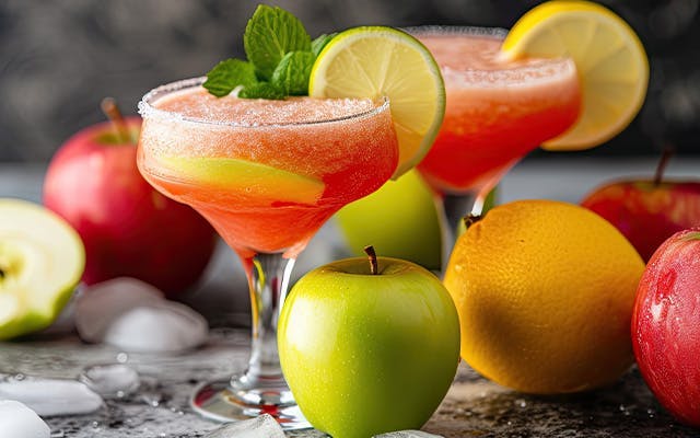 Rhubarb & Apple Gin Daiquiri cocktail recipe