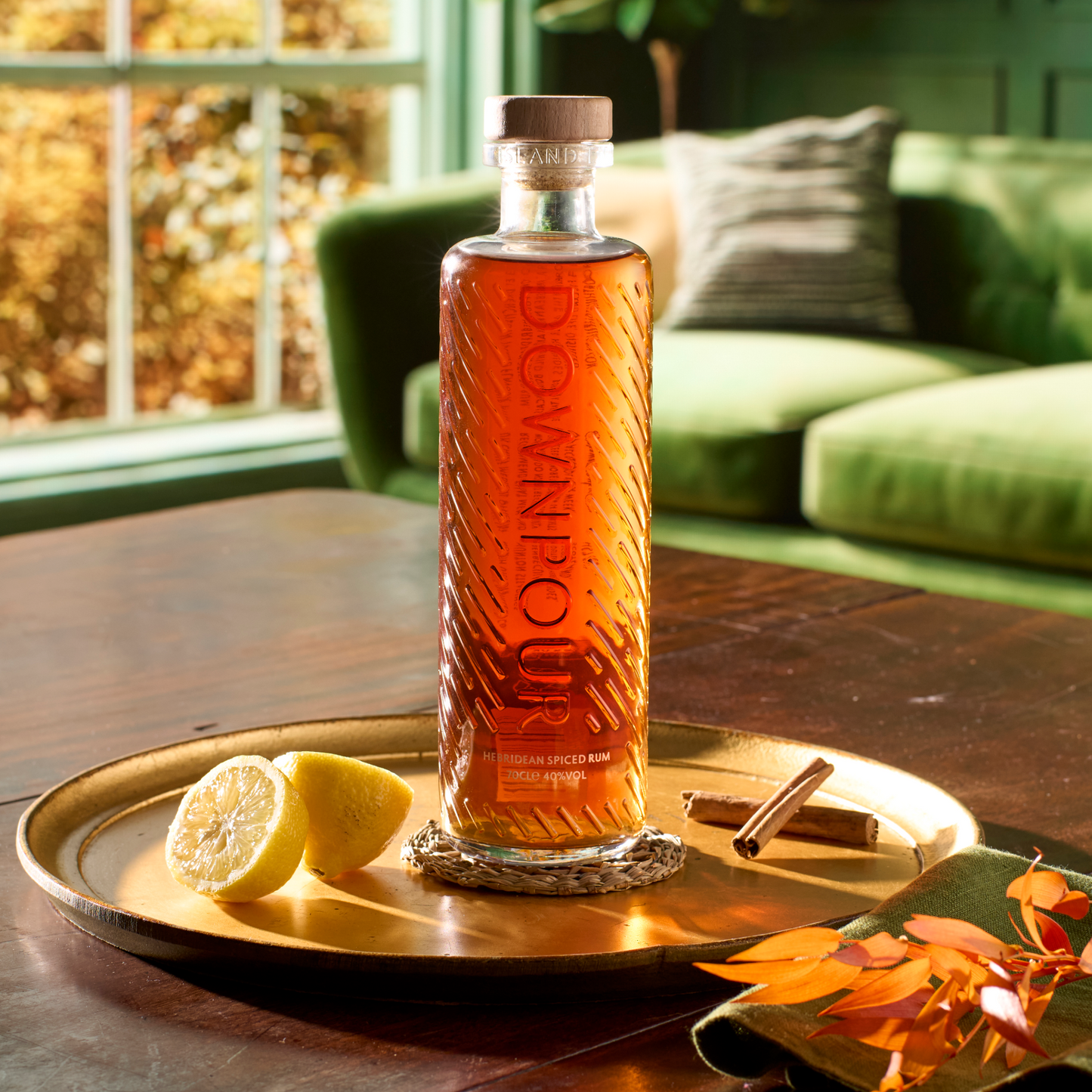 Downpour Hebridean Spiced Rum| 40% ABV | 70cl