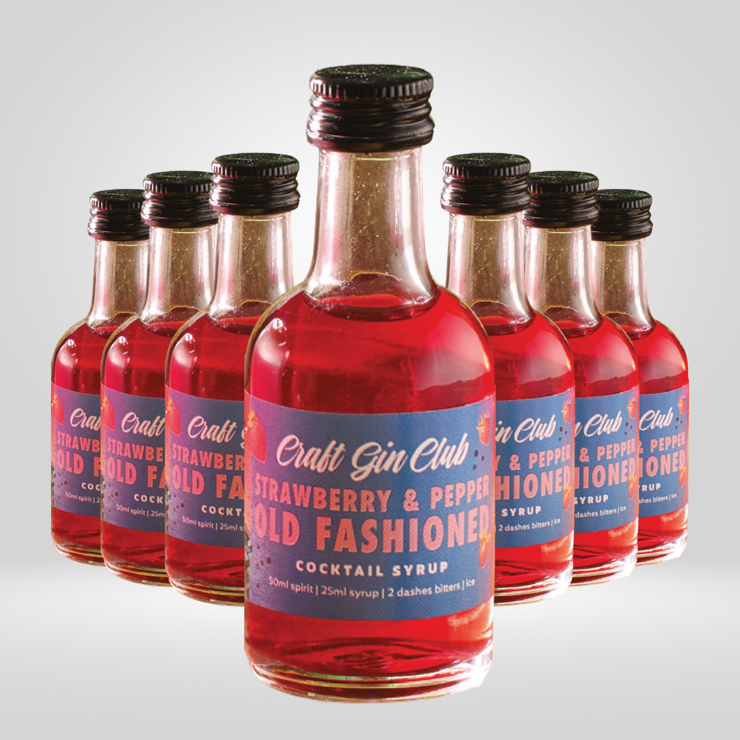 Strawberry and black pepper Cocktail bundle