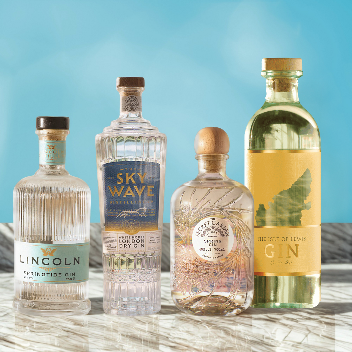 Spring Sunshine Gin Bundle | 4 x 70cl