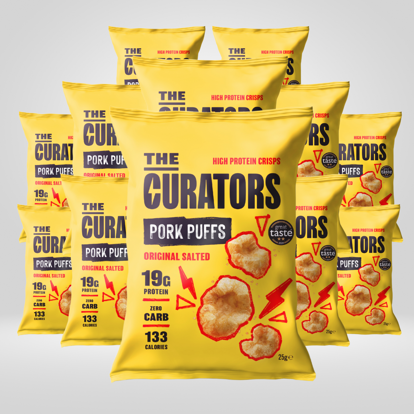 The Curators Varkensbladerdeeghapjes (12 x 25g)