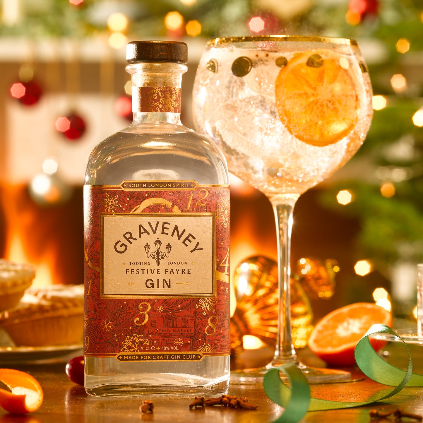 Graveney Feestelijke Fayre Gin | ABV 40% 70cl