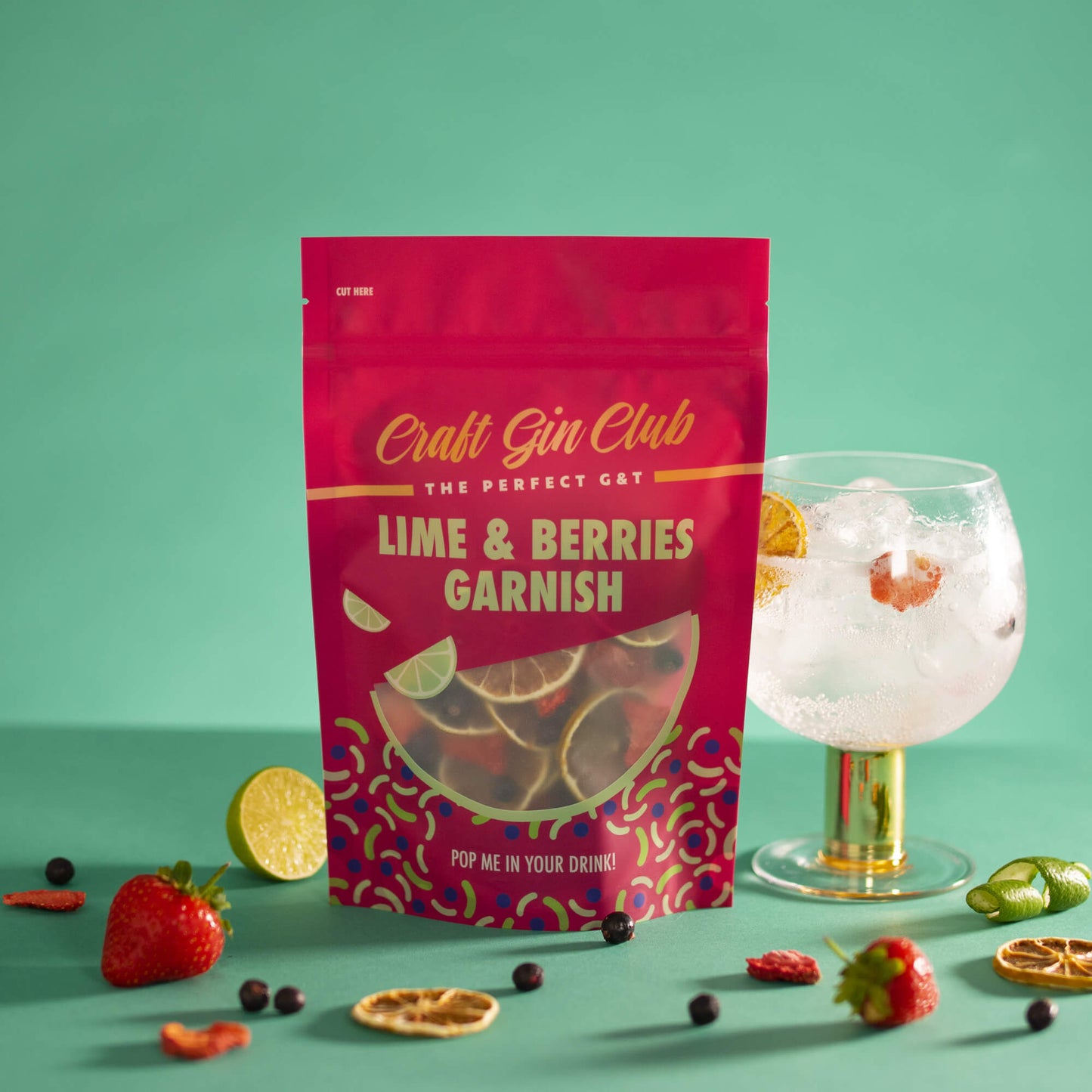 Lime & Berries Garnish Pack | 45g