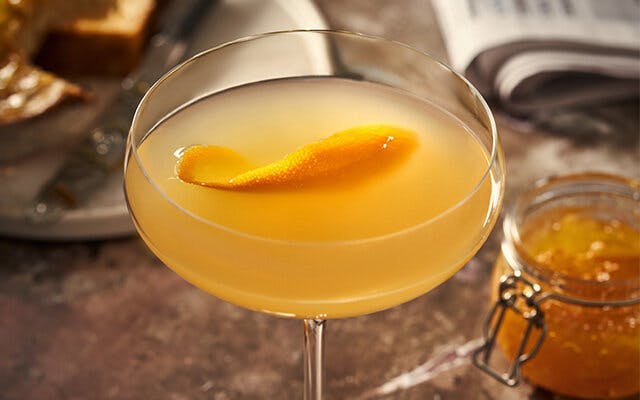 Morning martini cocktail