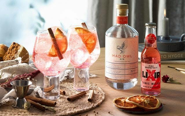 Mad owl gin cocktail