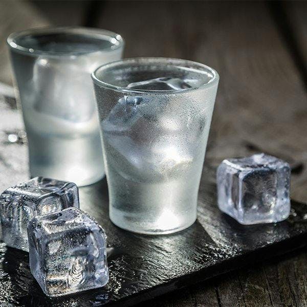Vodka with ice