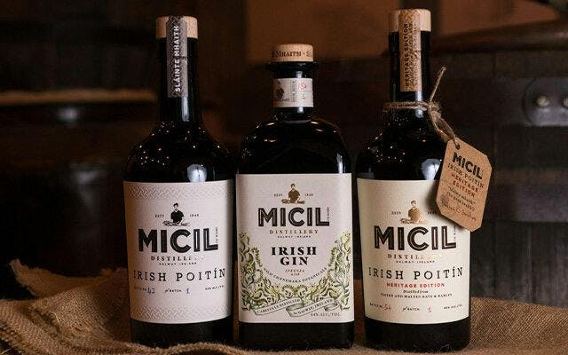 Micil Distillery’s range of spirits