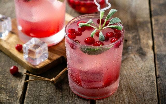 Cranberry Cooler gin cocktail recipe
