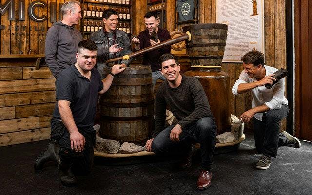 Micil Distillery co-founders and their team