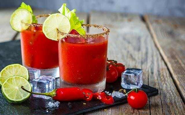 Liven up a Red Snapper - the ginny take on a Bloody Mary - with a chilli-spiced rim!